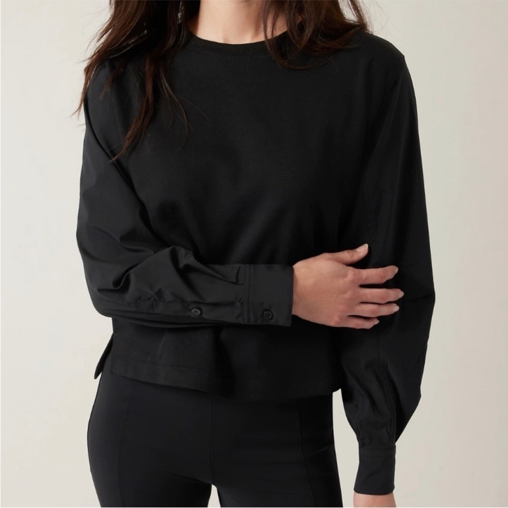NWT Athleta Harlow Hybrid Top